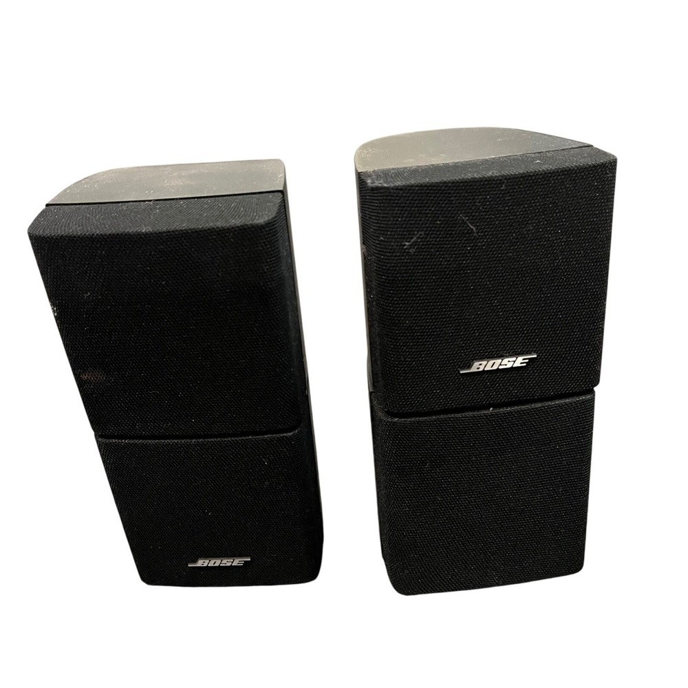 Bose Acoustimass Double Cube Speakers Unisex OS Black Pair